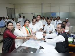 Sunetra Pawar Files Nomination From Baramati, Mentions Ajit Pawar's Dreams