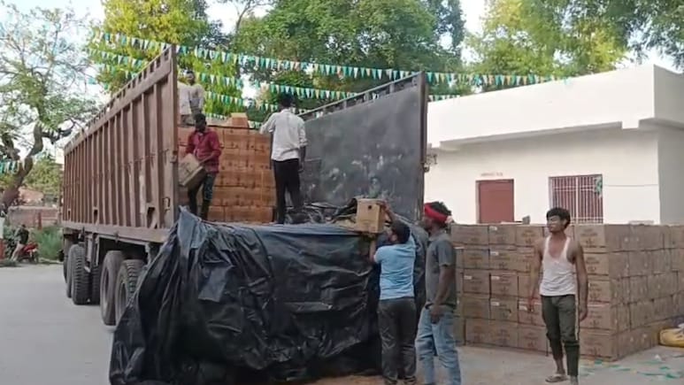 बिहार के बेगूसराय में एक ट्रक शराब पकड़ी, राजस्थान निवासी ड्राइवर गिरफ्तार
