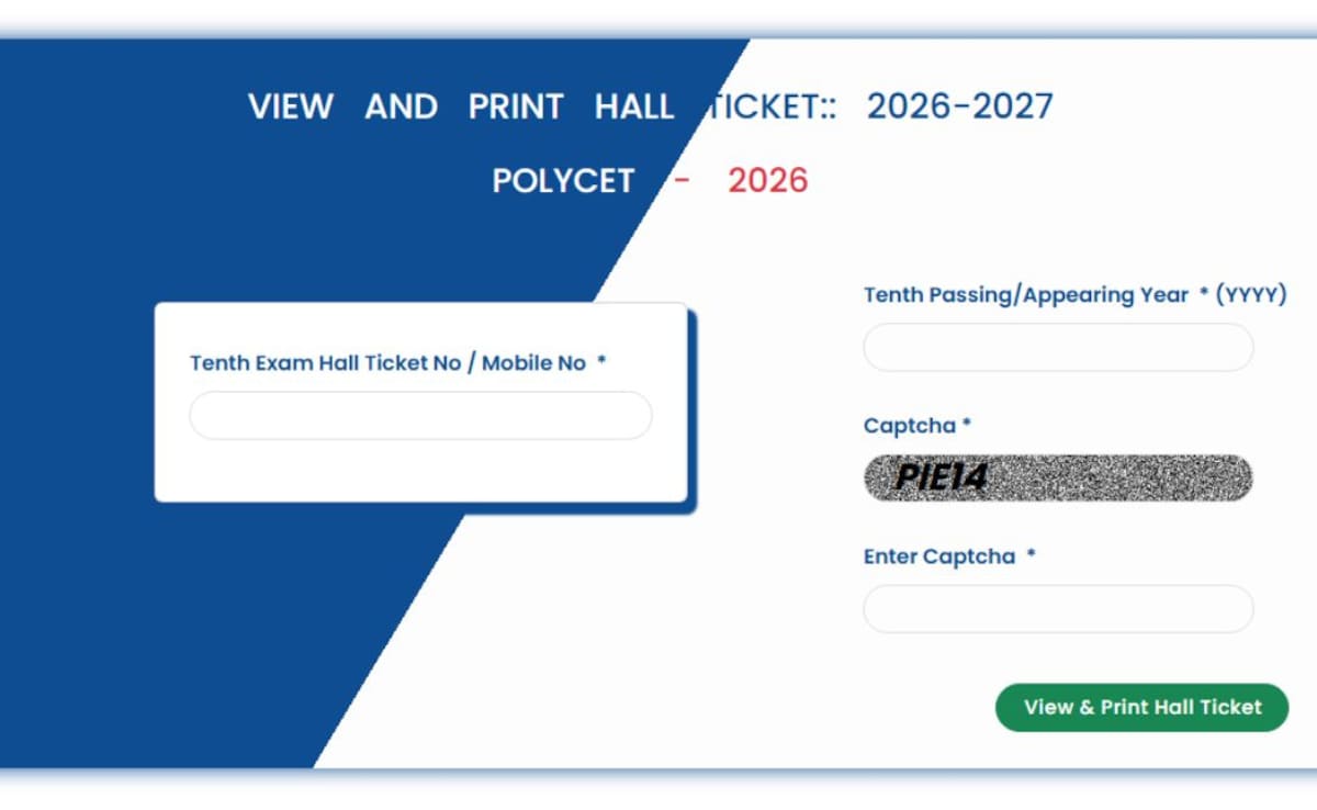 Hall Ticket Download Window