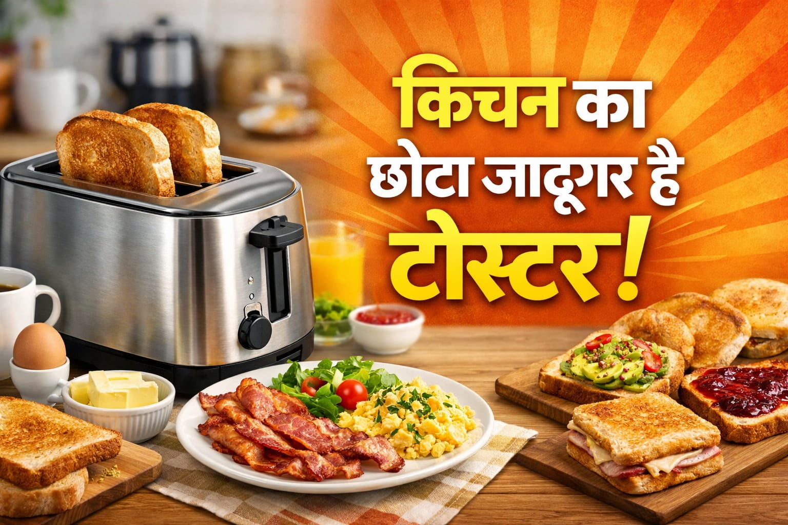 ब्रेड सेंकने के अलावा, क्या-क्या काम कर सकता है किचन में मौजूद छोटा सा टोस्टर?