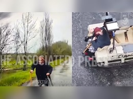 जब युद्ध के बीच फंसी बुजुर्ग महिला को रोबोट ने बचा लिया