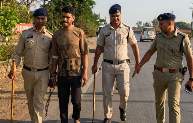 5 वर्षीय बच्ची से दुष्कर्म का मामला; आरोपी निकला 13 साल की बेटी का पिता, पुलिस ने निकाला जुलूस