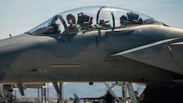 Pics: Indian Air Force Chief Flies F-15 Fighter Jet During US Visit