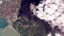Russian Town Sees Toxic Rain After Ukraine Strike, Officials Issue Warning