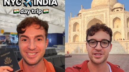US Influencer's 24-Hour Trip To India Just To See Taj Mahal Stuns The Internet