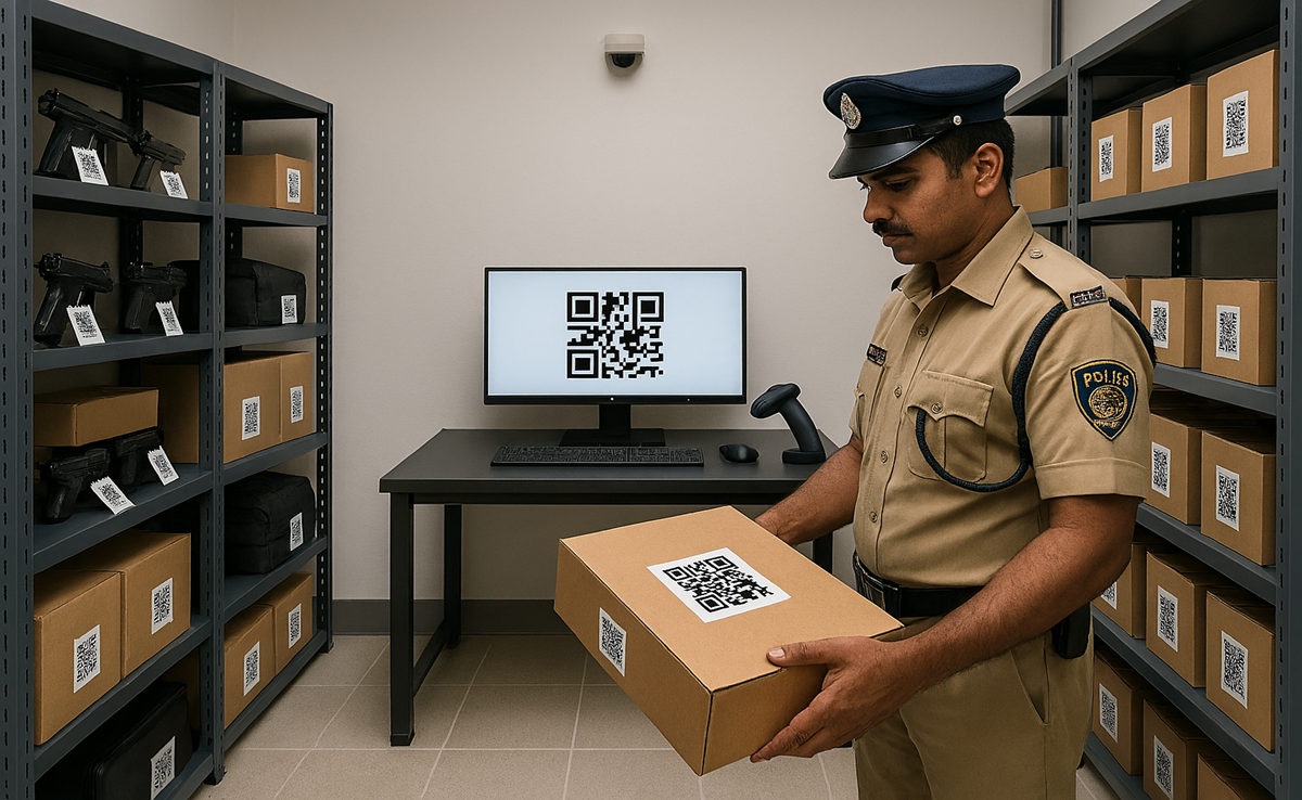 MP पुलिस की नई पहल : ग्वालियर‑चंबल का पहला ई‑मालखाना शुरू, फाइल‑सबूत सब डिजिटल; QR कोड से होगी ट्रैकिंग