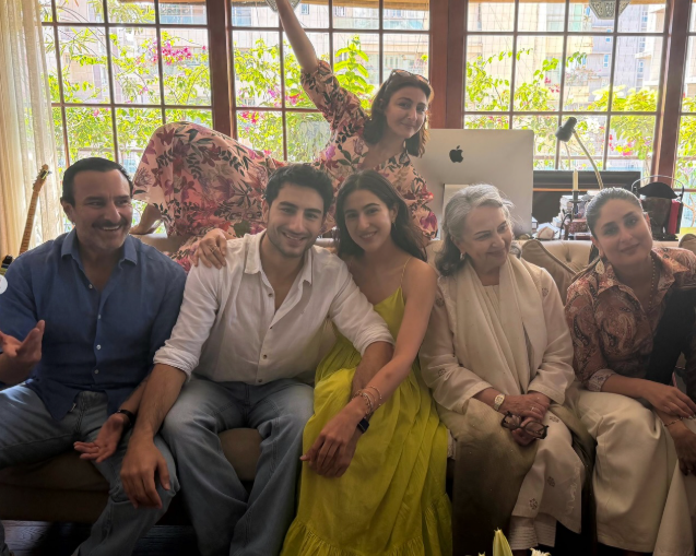 Sara Ali Khan's Easter Sunday Celebrations With Saif Ali Khan, Kareena Kapoor, Sharmila Tagore. See Pics