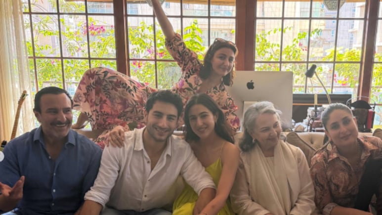 Sara Ali Khan's Easter Sunday Celebrations With Saif Ali Khan, Kareena Kapoor, Sharmila Tagore. See Pics
