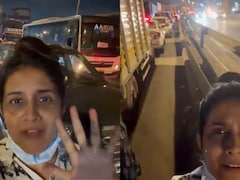 Video Of Sonali Kulkarni's 5-Hour Traffic Jam Horror On Mumbai-Pune Route Goes Viral: 