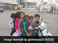 "Arrest The Parents": 6 Children Spotted Riding One Scooter In Bengaluru