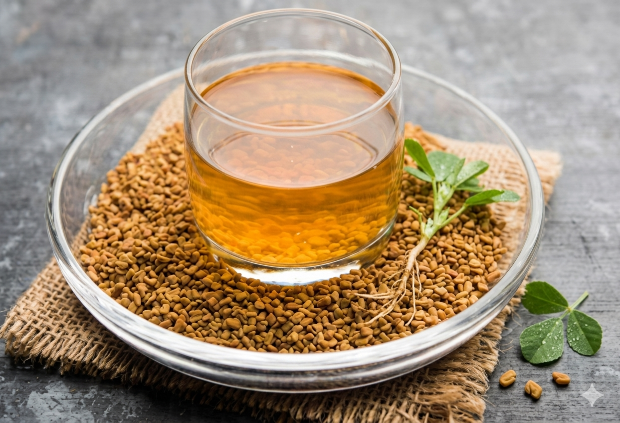 Methi water when consumed in moderation can offer relief from grade-1 fatty liver