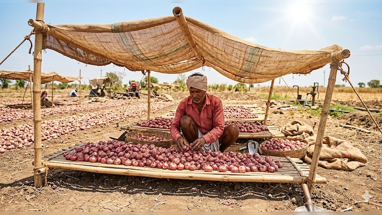हीट वेव के प्रकोप से सड़ ना जाए प्&zwj;याज, क&zwj;िसान ने बताया कैसे सुरक्ष&zwj;ित करें खेतों में उगी प्&zwj;याज को