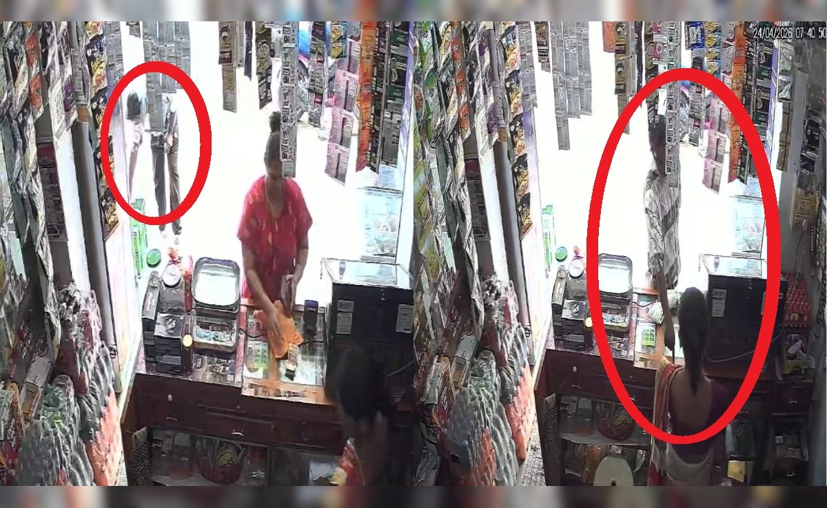 VIDEO: दुकान से सामान लेने के बहाने बातों में उलझाया, फिर गला दबाकर महिला व्यवसायी से चेन छीनकर भागा आरोपी