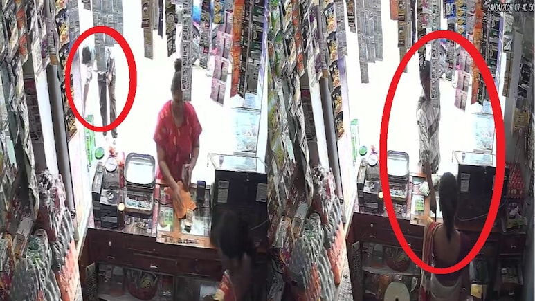 VIDEO: दुकान से सामान लेने के बहाने बातों में उलझाया, फिर गला दबाकर महिला व्यवसायी से चेन छीनकर भागा आरोपी