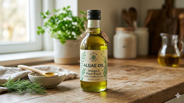 Beyond personal health, algae oil stands out for its environmental benefits