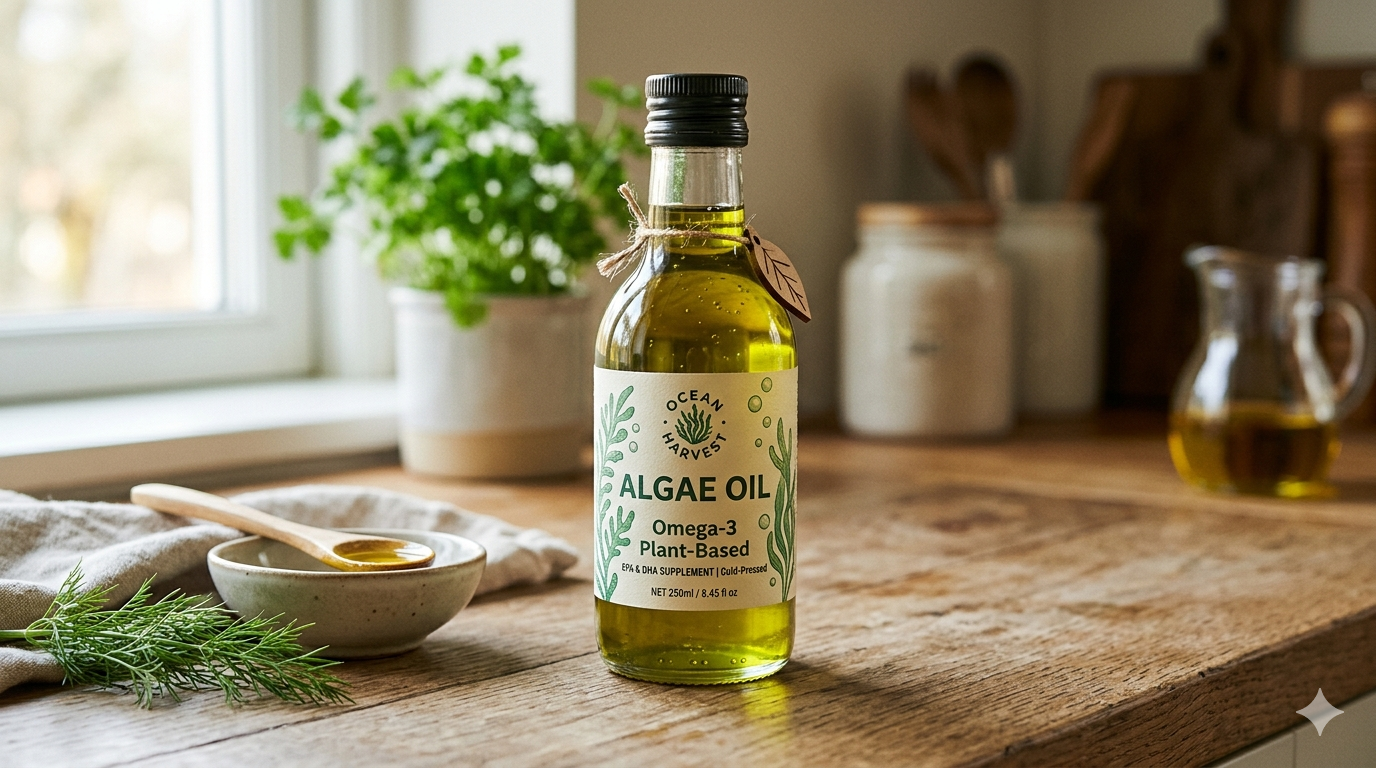 Beyond personal health, algae oil stands out for its environmental benefits