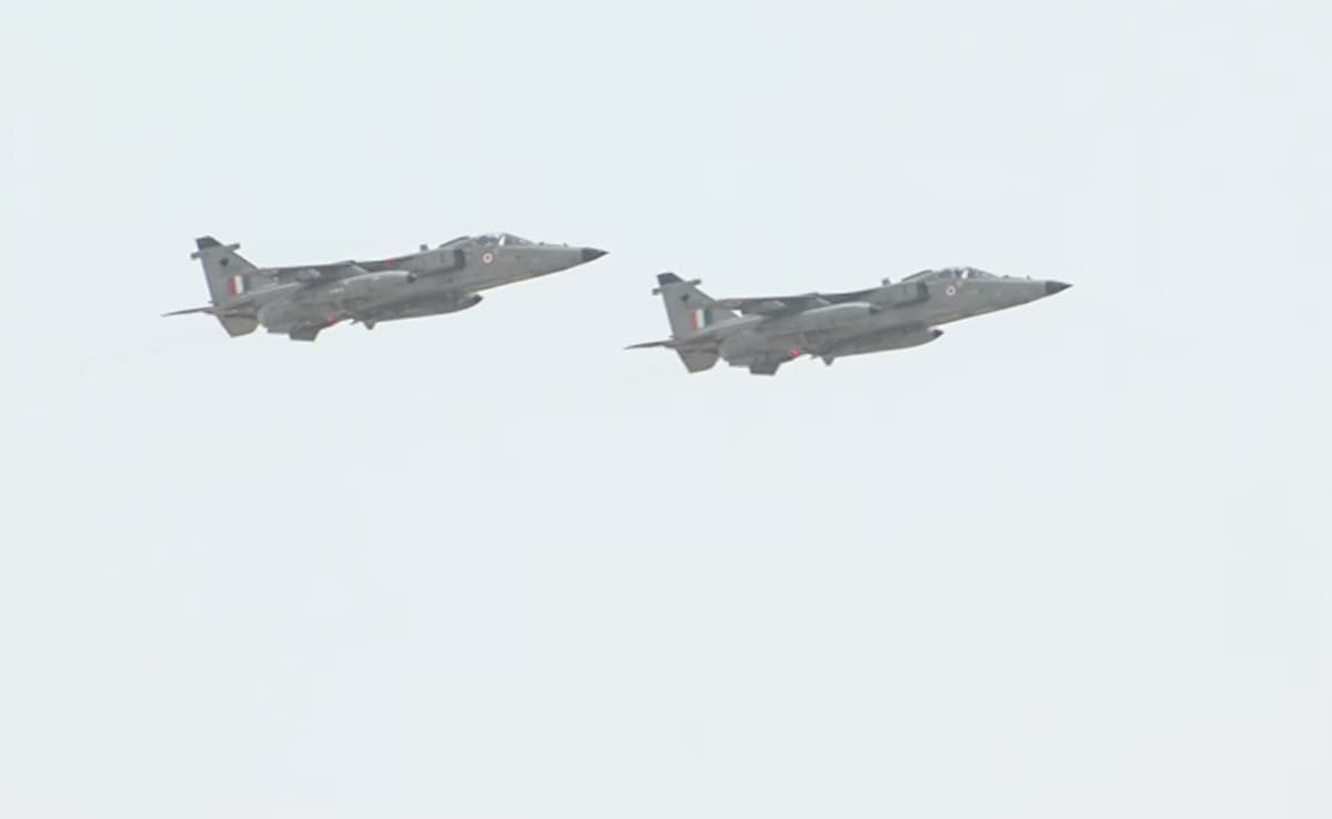 Fighter jets taking part in the exercise. 
