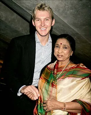 When Brett Lee Collaborated With Asha Bhosle For A Song: "Absolute Legend"