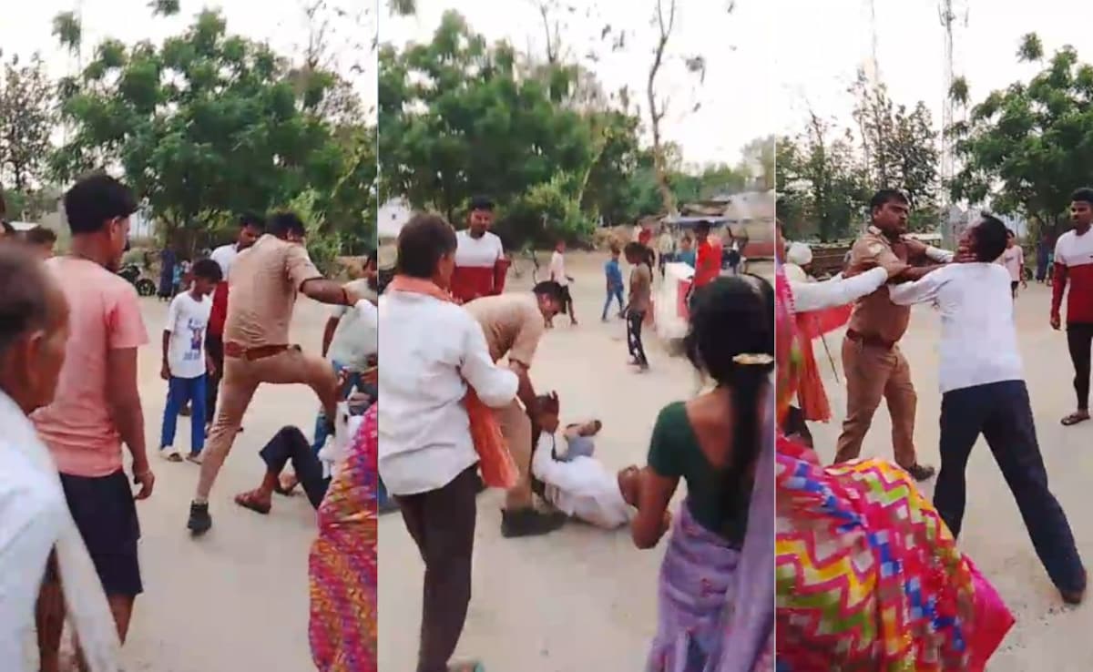 Viral Video: यूपी पुलिस के जवान ने सरेराह ई-रिक्शा चालक पर बरसाए लात-घूसे, वीडियो वायरल होने पर आरोपी निलंबित