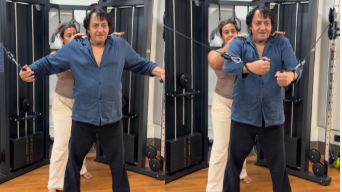 Viral Video: Veteran Actor Ranjeet Performs Cable Chest Fly At 84, Internet Calls Him "Cutest"