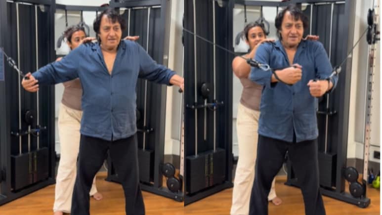 Viral Video: Veteran Actor Ranjeet Performs Cable Chest Fly At 84, Internet Calls Him "Cutest"
