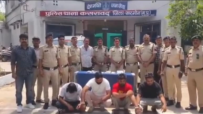 MP में लॉरेंस गैंग के दो गुर्गे गिरफ्तार: कार-बुलेट बरामद; व्यापारी के घर गोलीकांड करने वाले आरोपी को दी थी पनाह