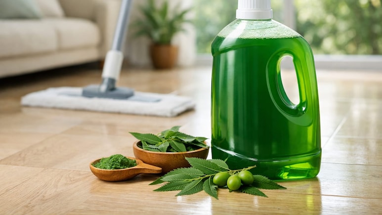 केमिकल फ्लोर क्लीनर छोड़िए! नीम के पत्तों से घर पर बनाएं ऐसा क्लीनर कि बिना रगड़े चमके फर्श