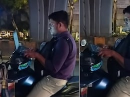 रोमांस नहीं, फाइनेंस चल रहा है...  बाइक पर बैठकर रात 12 बजे लैपटॉप पर काम करता दिखा शख्स, वायरल हो रहा Video