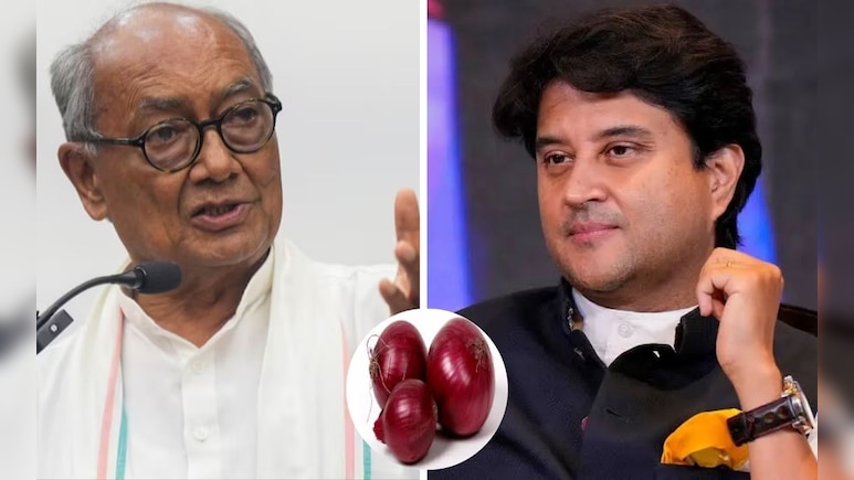 बीजेपी नेता 'महाराज' से सीखें, AC कार वापस कर दें... सिंधिया के प्याज वाले फॉर्मुले पर दिग्विजय का तंज