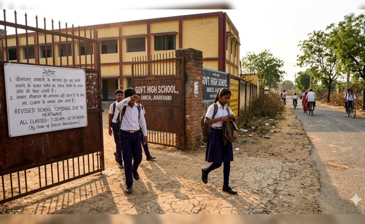 झारखंड में गर्मी का सितम, स्कूलों का बदला समय, अब सुबह 7 बजे से लगेंगे स्कूल; देखें नई समय सारिणी