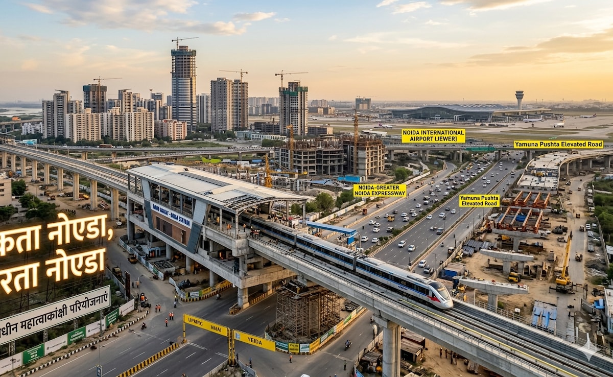 Noida News: नमो भारत रैपिड रेल से 6 लेन के एलिवेटेड रोड तक, नोएडा,  ग्रेटर नोएडा में चार चांद लगाएंगे ये 9 प्रोजेक्ट