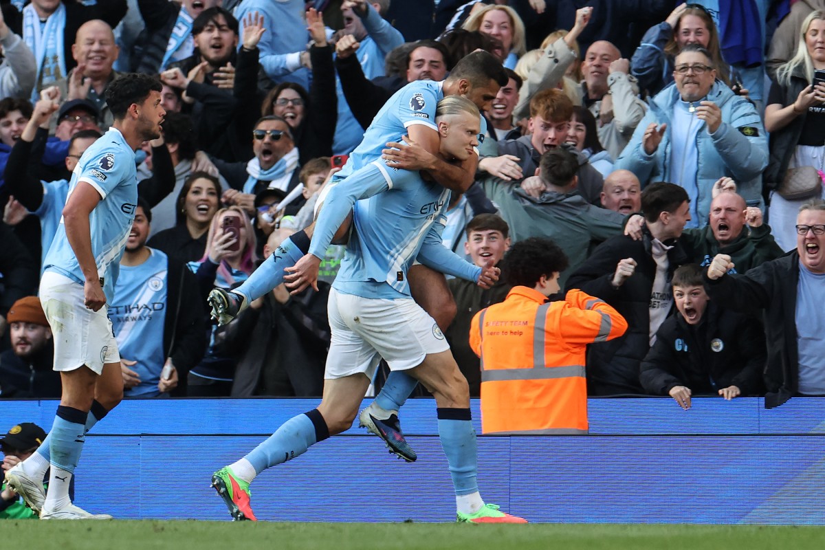 Haaland Leads Man City To 2-1 Victory vs Arsenal, Title Race Blown Wide Open
