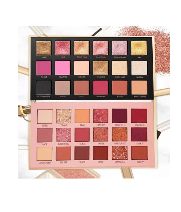 Click here to buy: MINARA Nude Eye Shadow Palette and Rose Gold