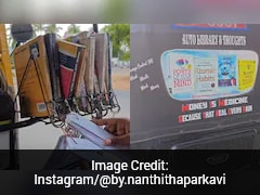 Auto Rickshaw Converted Into Mini Library In Karnataka Gains Viral Attention