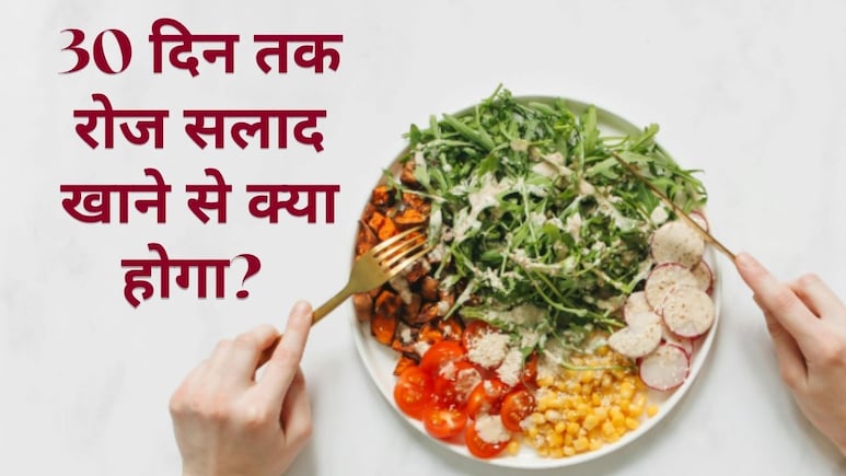30 द&zwj;िन तक रोजाना सलाद खाने से क्&zwj;या होता है? आयुर्वेदिक एक्&zwj;सपर्ट से जान लें फायदे और नुकसान