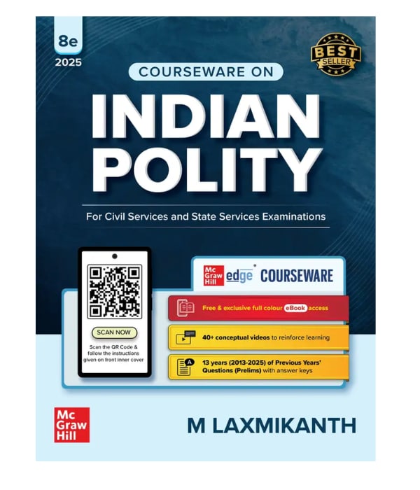 Click here to buy:  Indian Polity Courseware (English)