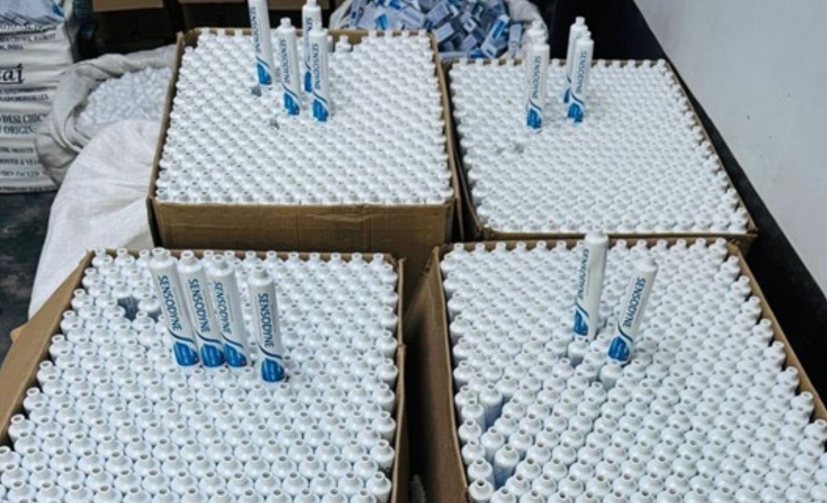 गजब का फर्जीवाड़ा... अब सेंसोडाइन भी नकली, दिल्ली में फैक्ट्री का भंडाफोड़, वीडियो में दिखा असल खेल