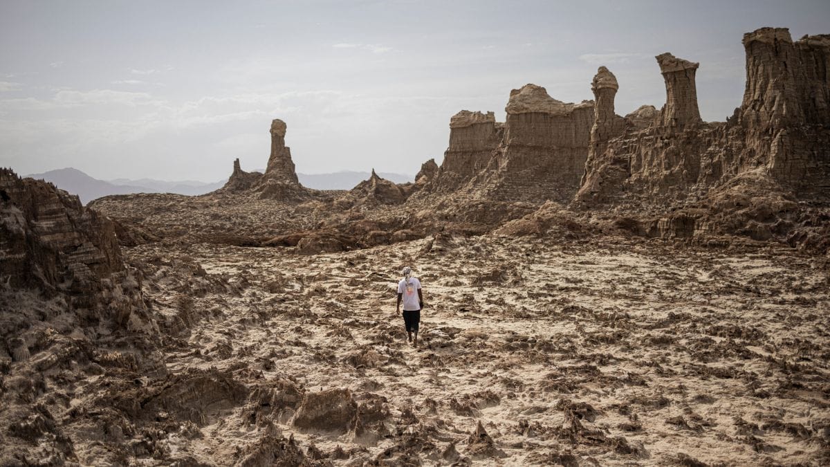 Danakil is not shaped by cities or monuments but by nature itself - through volcanoes, shifting tectonic plates, and geothermal activity that are still active today.