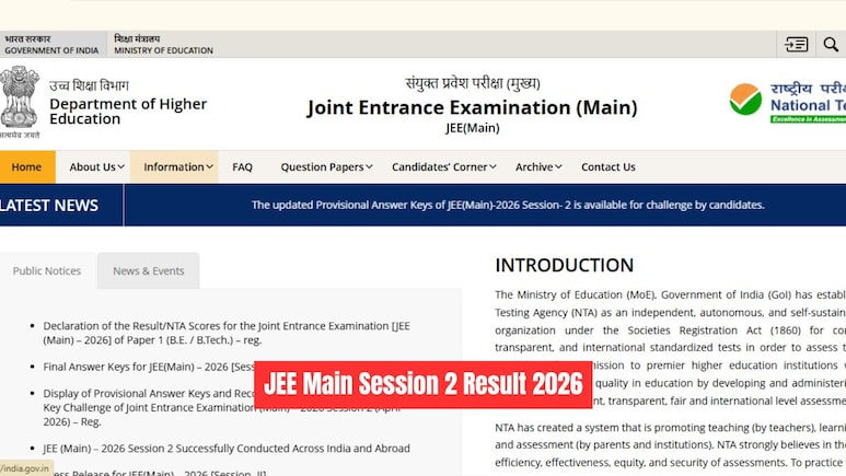 JEE Main Result Download Link Unresponsive Amid Lakhs Of Aspirants Logging In For Session 2 Scorecards
