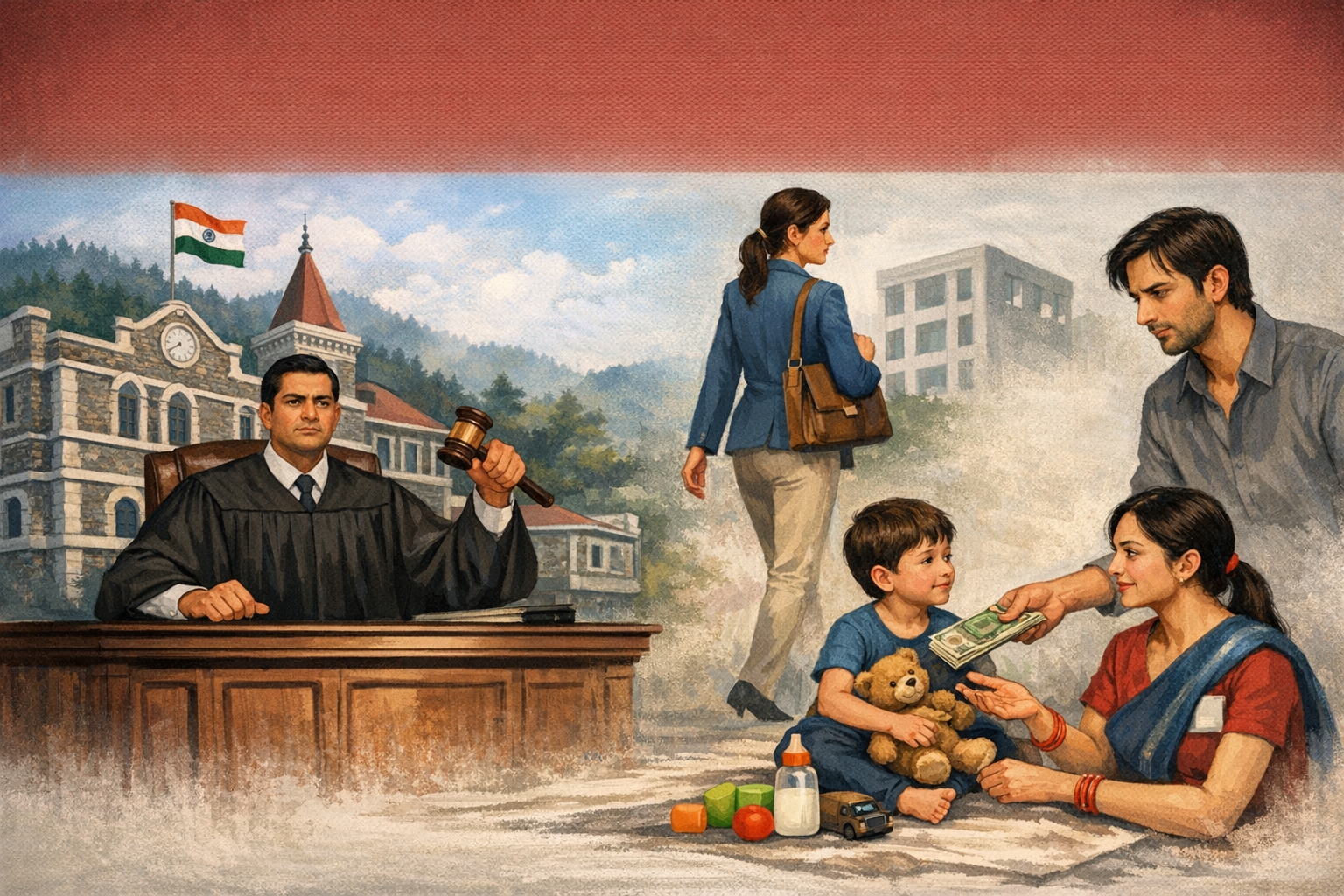 बच्चे की परवरिश के लिए 8 हजार दो...HC ने कहा- पत्नी की सरकारी नौकरी हो तो भी पति को जिम्मेदारी निभानी होगी