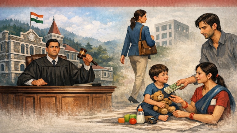 बच्चे की परवरिश के लिए 8 हजार दो...HC ने कहा- पत्नी की सरकारी नौकरी हो तो भी पति जिम्मेदारी से नहीं बच सकता