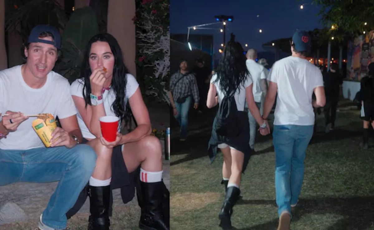 Katy Perry And Boyfriend Justin Trudeau's PDA-Filled Coachella Photos Go Viral