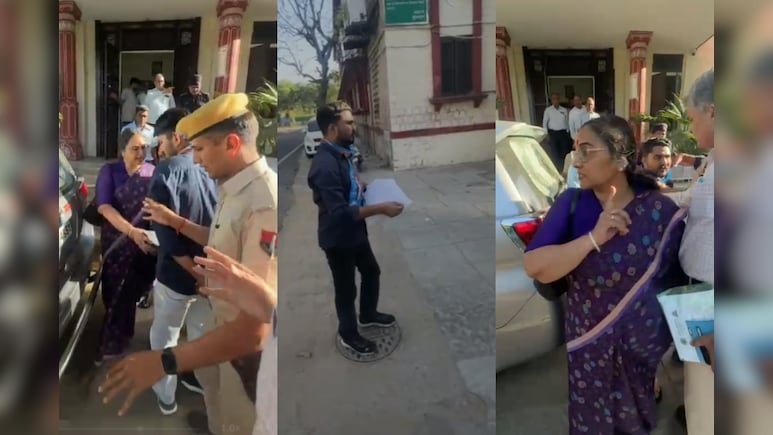 "मैडम आप यह ड्रेस ले लो", कुलगुरु को RSS की यूनिफॉर्म देने लगे छात्र, RU में हाई वॉल्टेज ड्रामा