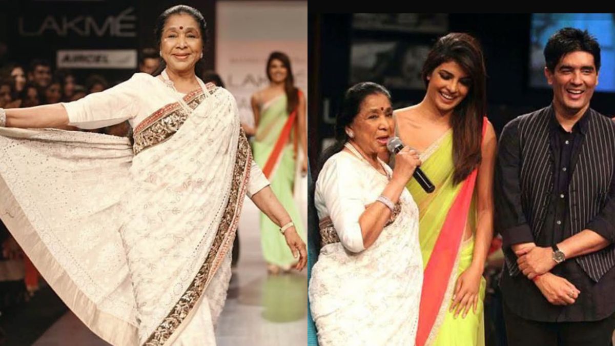 When 79-Year-Old Asha Bhosle Gave Manish Malhotra A Fashion Show For The Ages
