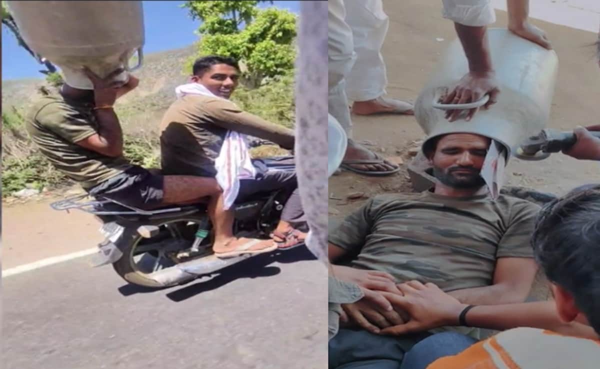 Rajasthan: धूप से बचने के लिए पहनी 15 लीटर की दूध केन सिर में फंसी, ग्राइंडर से काटकर हटाई बचाई जान; देखें वीडियो