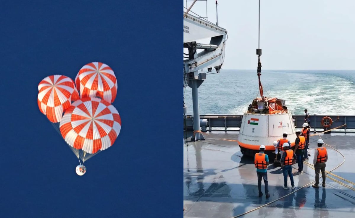 10-Parachute Landing System Successfully Tested For Gaganyaan Crew Module