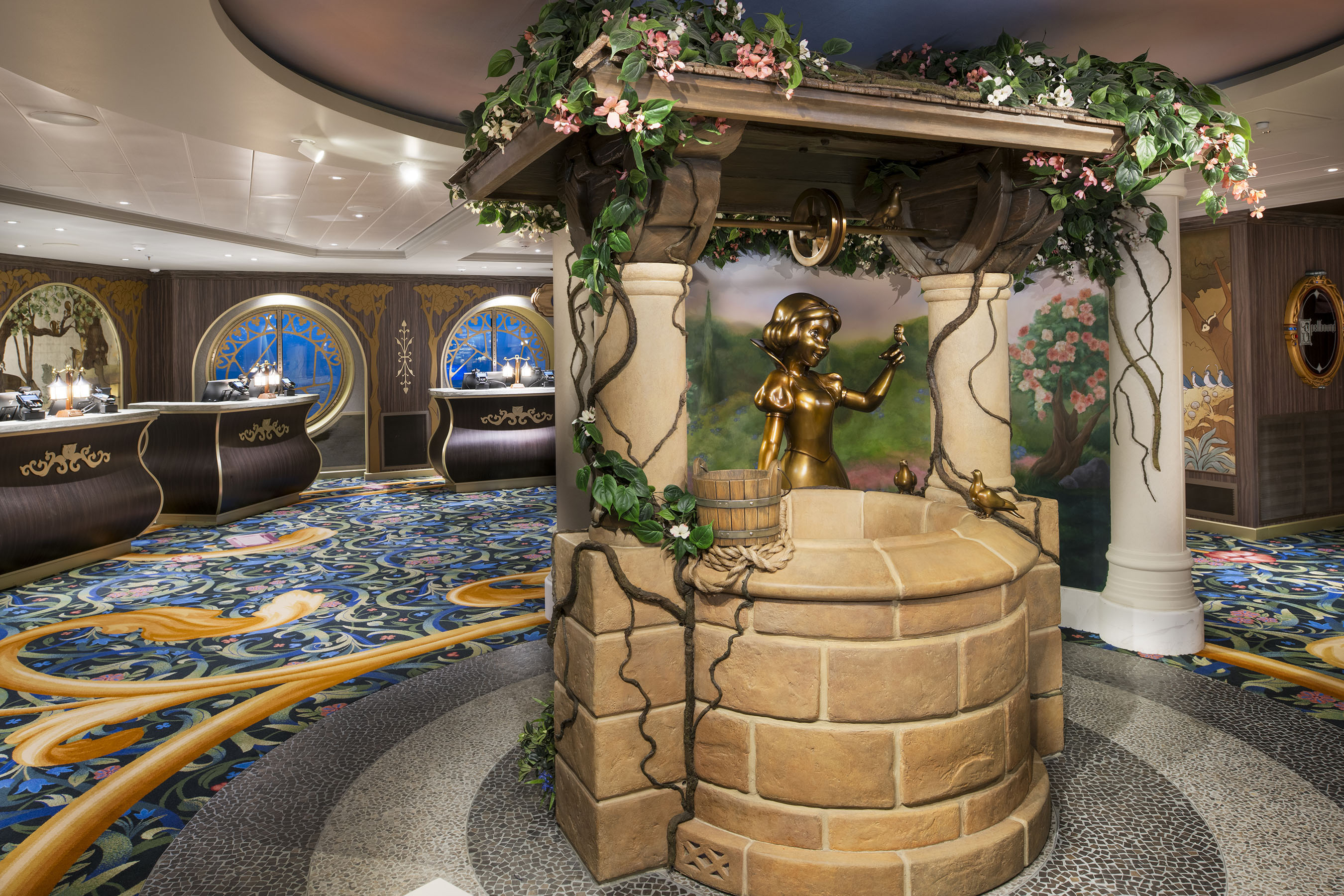 The Wishing Well at the Town Square onboard. Photo: Disney Adventure