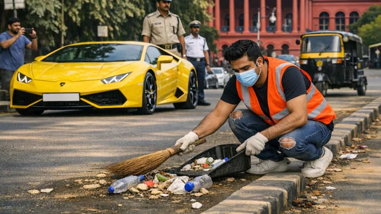 Court News: 'तुझ्या लॅम्बोर्गिनीतून जा, रस्ता साफ कर...' हायकोर्टाने उतरवला श्रीमंतीचा माज, अजब शिक्षेची चर्चा