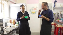Rishi Sunak Reluctantly Tries Cheese Ice Cream For The First Time, Watch His Reaction