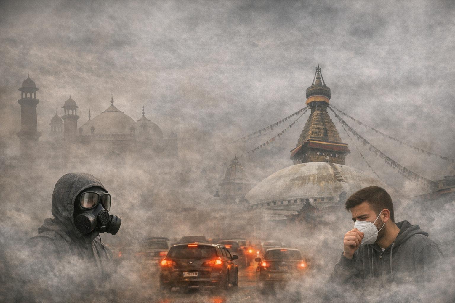 प्रदूषण में पूरी दुनिया में लाहौर पहले नंबर पर और काठमांडू दूसरे पर, नेपाल में एयर इमरजेंसी जैसे हालात